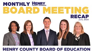 HCS Virtual Board of Education Meeting Recap June 2020