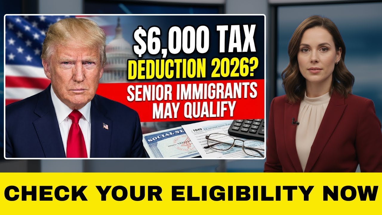 Senior Immigrants: You May Qualify for a $6,000 Tax Deduction in 2026 — Don’t Miss It