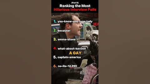 Ranking The Most Hilarious Interview Fails (Part 11)