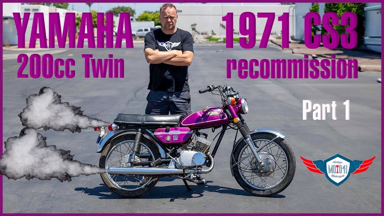Restoring a Yamaha CS3 - Can we get it to run? Part 1 with Moto41's Owen Bishop