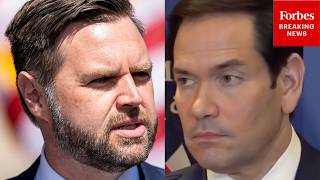 Marco Rubio Asked: 'Do You Want More Of A Direct Role' In Iran Talks As Vance Takes The Lead?