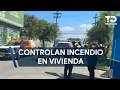 Bomberos controlan incendio en departamento de la colonia Constituyentes de Querétaro en San Nicolás