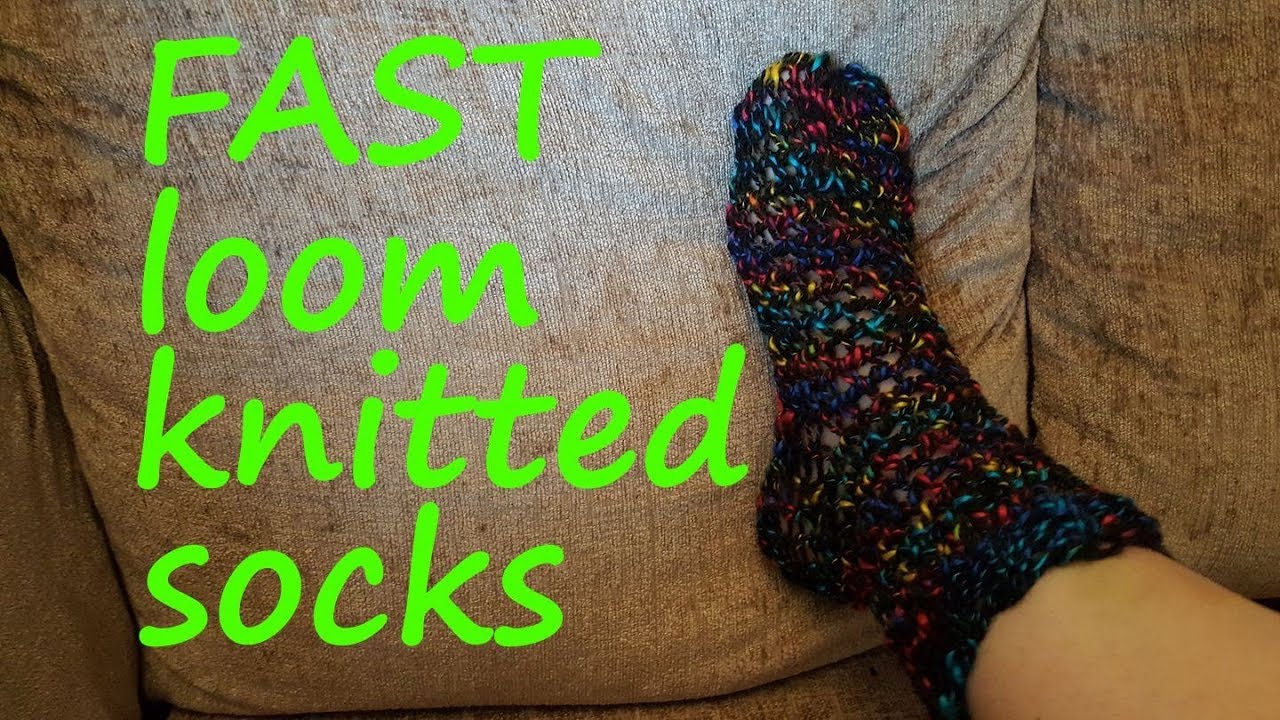 Loom Knit Socks- Complete How-to 