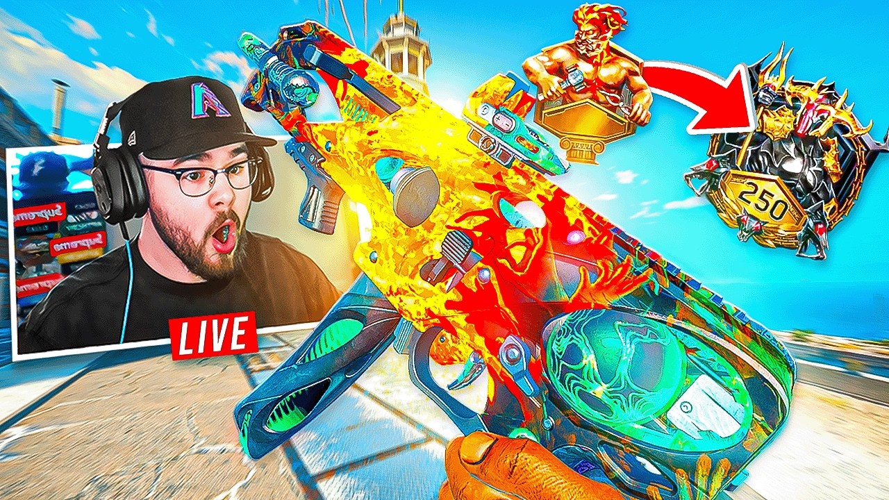 🔴 LIVE - #1 RANKED GRIND 👑 HITTING TOP 250 👑 (Best Warzone Loadouts)