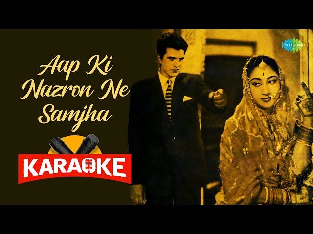 Aap Ki Nazron Ne Samjha - Karaoke With Lyrics | Lata Mangeshkar | Madan Mohan | Hindi Song Karaoke class=
