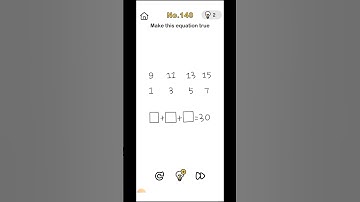 Brain out level 140 solution/ make the equation true / #gaming #shorts #viral #trending #puzzle