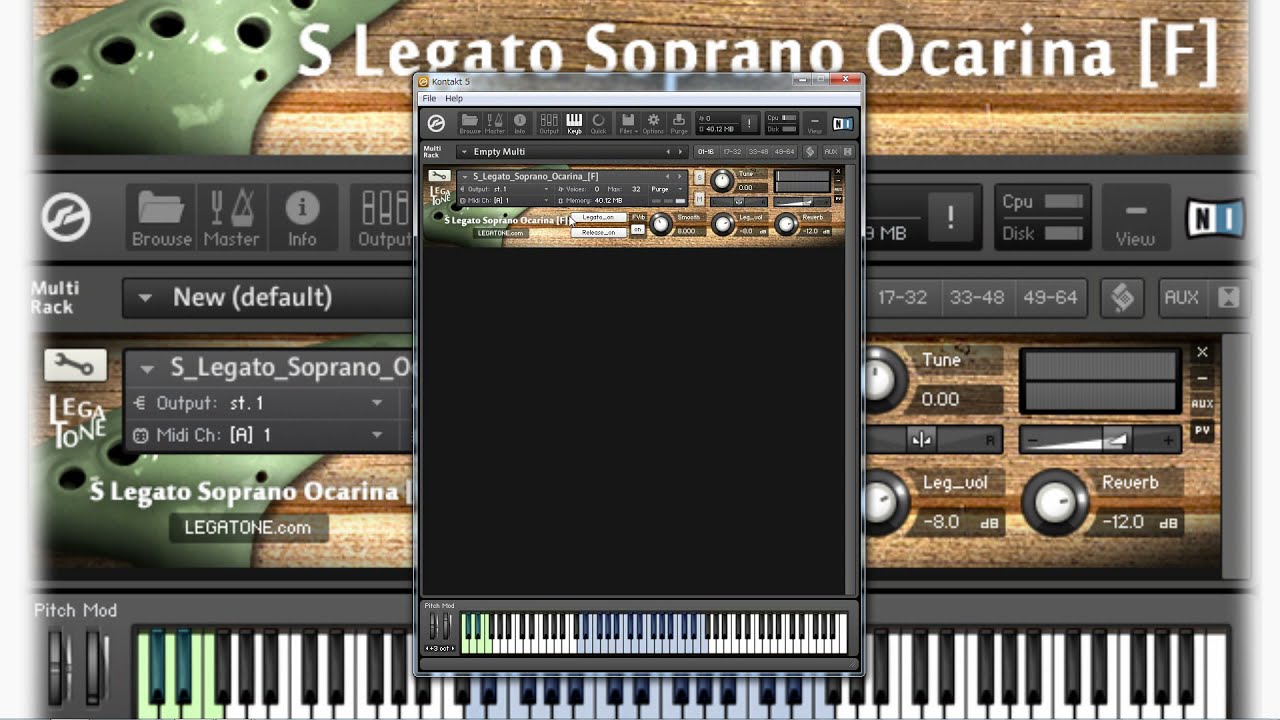 オカリナ音源 S Legato Soprano Ocarina [F] – DTMレガート音源制作