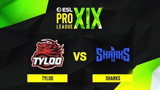 TYLOO проти Sharks | Мапа 2 Inferno | ESL Pro League Season 19