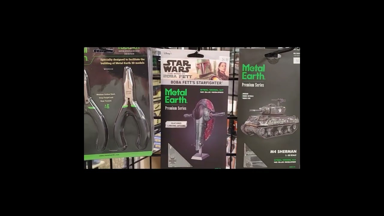 An Exciting Selection of Metal Earth Models has Arrived!