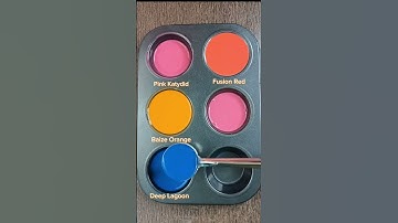 Guess The Mixed Colors 03 (simple to difficult) #colormixing #satisfying #guessthecolor #viralshort