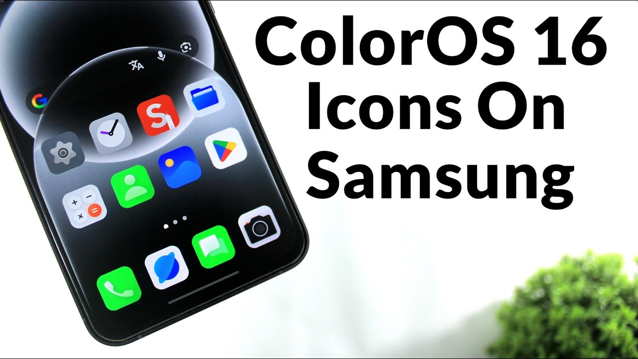 Install ColorOS 16 Icons On Samsung ONE UI 8 - YouTube