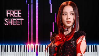 Jisoo - Flower - Piano tutorial + Free PDF sheet