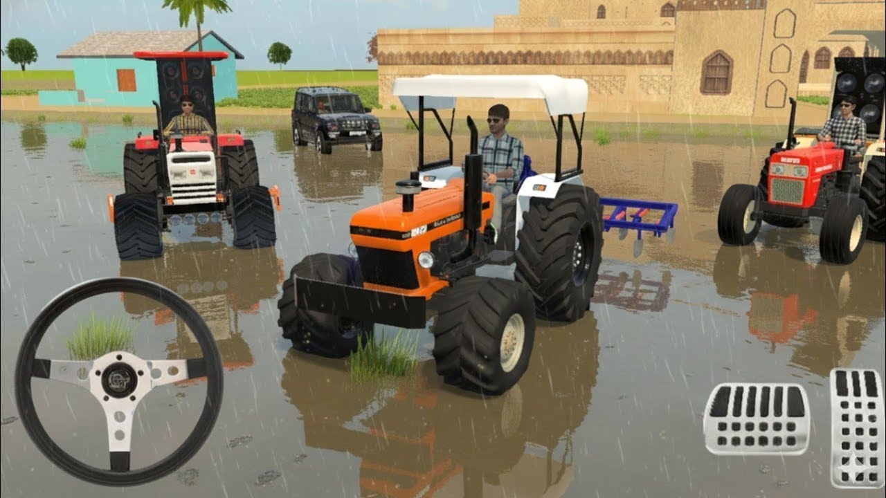 Indian Farming 3D Game //🌿🍓| Swaraj Sonalika 🥭Holland Tractor //🌾Gameplay #tractor #gaming