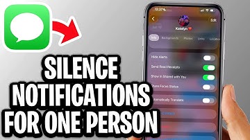 How To Silence Text Notifications For One Person On iPhone - Full Guide