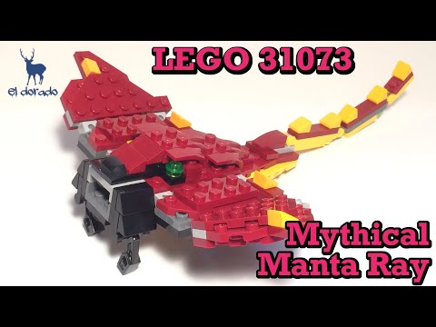 LEGO CREATOR 3in1 31073 Mystical Manta - Alternate Myth Creat - Speed Build ConstructionToy/eldorado