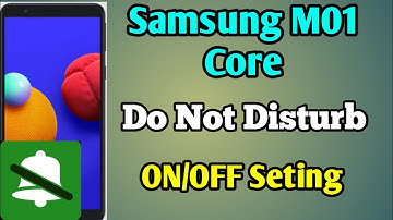 samsung m01 core do not disturb setting||samsung m01 core do not disturb off/on kaise kare