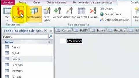 Como hacer una Consulta (tutorial de access)
