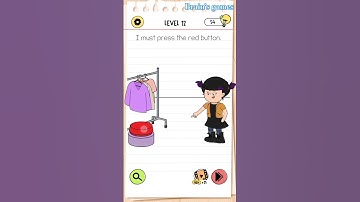 I MUST PRESS THE RED BUTTON ll LEVEL-12 COMPLETED ✔II BRAIN