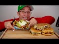 ASMR • Fatburger • Mukbang • Feast   (Eating sounds )