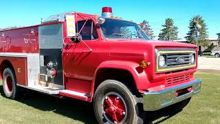 EL3981-1975 Chevrolet Pierce C70 Fire Truck with Hoses-8/26/2020 BigIron Auction