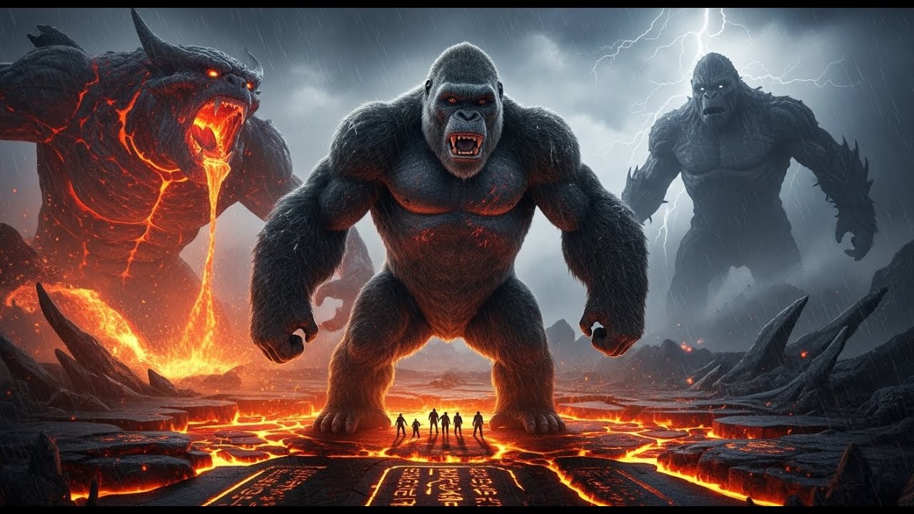 The Curse of the Island King: Kong and the Rise of the Ancient Titans – Epic Battle