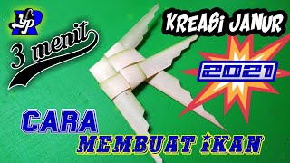 Cara membuat janur ikan untuk hiasan pernikahan