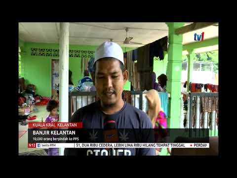 3 DIS 2019 N12- BANJIR KELANTAN-10,000 ORANG BERPINDAH KE PPS