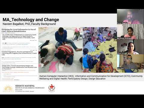 Information Session on MA in Technology & Change Program at Srishti Manipal Institute, Bengaluru