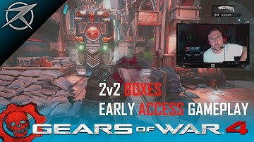 Team Essence vs The Coalition "2V2 BOXES" EARLY GAMEPLAY! (Gears 4 Boxes Map DLC)
