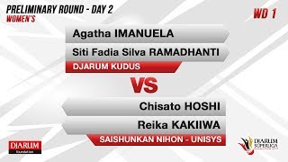 Women's Teams - Group Y PRELIMINARY ROUNDS | Agatha Imanuella/ Siti...