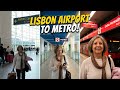 Ankünfte Am Flughafen Lissabon 2026 Wegbeschreibung Zur Metrostation 4K 60fps HDR