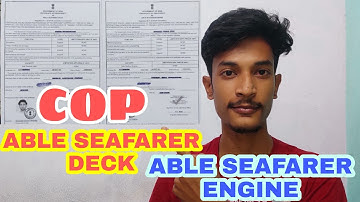 COP(ABLE SEAFARER DECK / ENGINE) || REQUIREMENT FOR APPLYING COP || FROM TUG