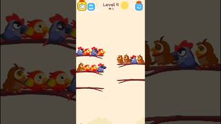 Bird Sort Color Puzzle Level 4 #shortvideo #viral #bird #shorts