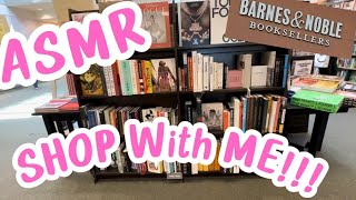 ASMR 🛍️SHOP With ME 📚BARNES & NOBLE Bookstore ✨whispering voiceover✨