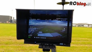 SKYZONE SKY-700D 7" FPV Monitor 5.8 GHz Diversity DVR video review (NL)