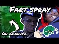 Fart Spray Prank On Grandpa (SUPER HILARIOUS)