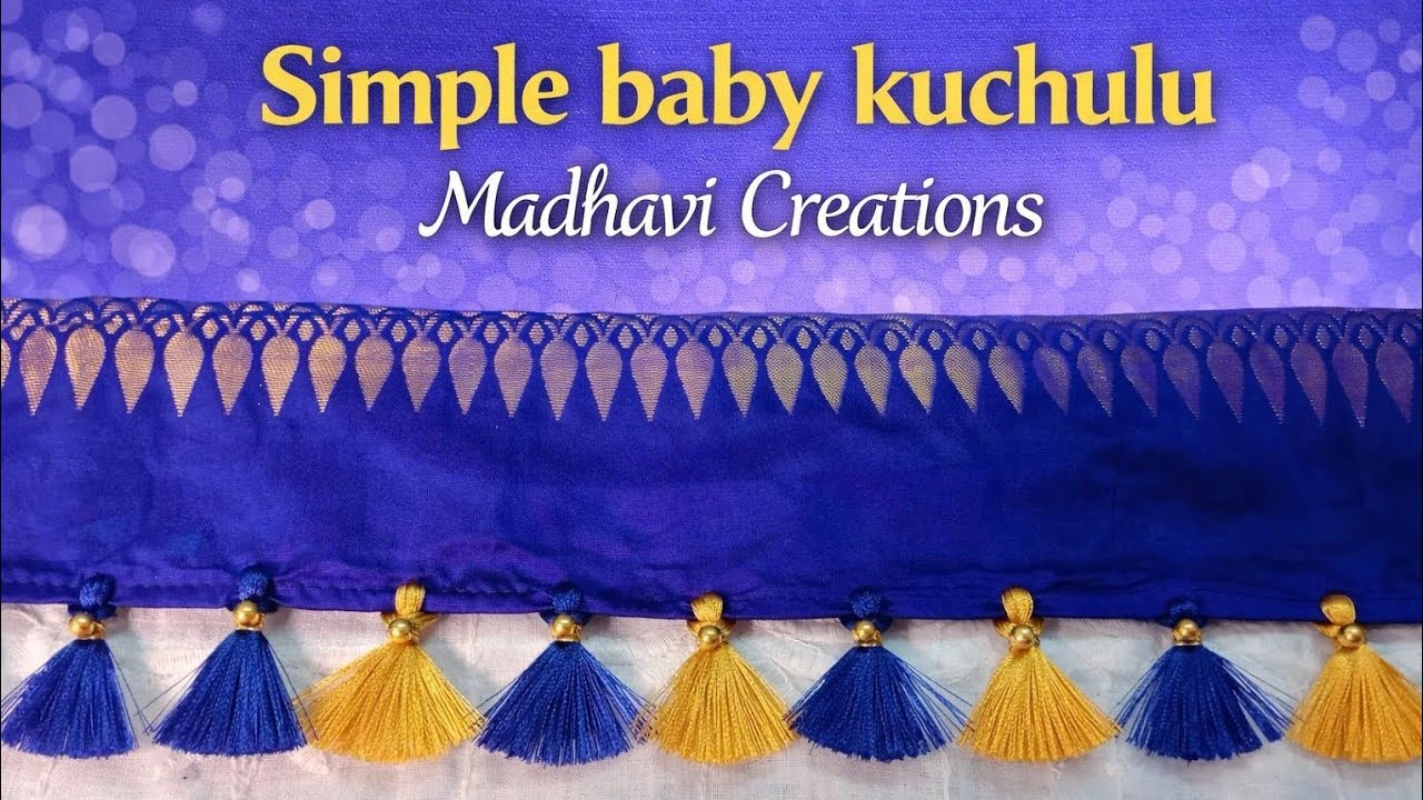 simple baby kuchulu#saree kuchulu 04