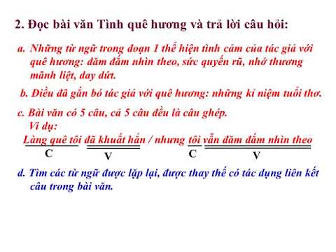 Ôn tập GHK2 lớp 5 (Bài Tình quê hương)