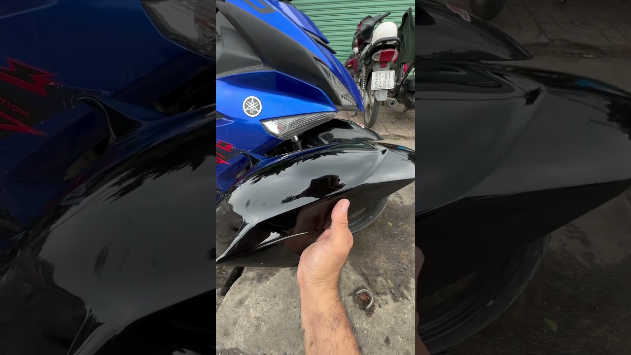 xxnxx xom Gắn Dè chắn bùn trước Ex 135 lên Ex 150 baonhotvungtau exciter
