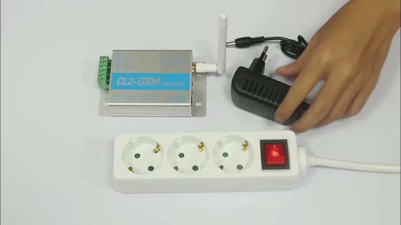 Wireless CL1GSMSMS remote Controller smart switch module CL2-GSM - YouTube