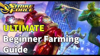 The Ultimate F2P Beginner Farming and Leveling Guide™ for MARVEL Strike  Force : r/MarvelStrikeForce