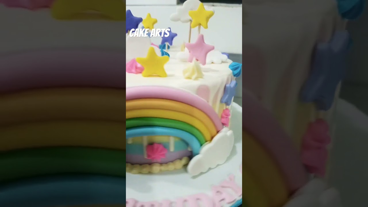 Sweet Rainbow Cake🌈