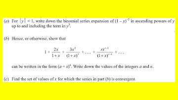 AEA 2006 q1 binomial expansion (Maths: Advanced Extension Award)
