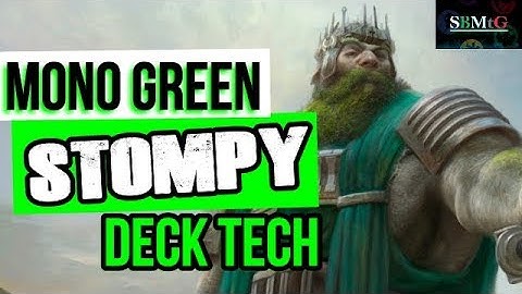 Mtg Deck Tech: Mono Green Stompy in Throne of Eldraine Standard!