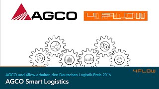 AGCO Smart Logistics - AGCO und 4flow erhalten den Deutschen Logistik-Preis 2016 News