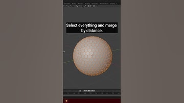 How to Make a Golf Ball in Blender in 26 Seconds