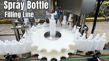 250ml Spray Bottle Filling Line丨Sunscreen Spray Filling Capping Machine (Explosion-proof）