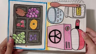 Paperdiy Tanghulu Cookingpaper Kitchen 탕후루 만들기 종이놀이Asmr