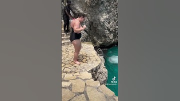 Cliff diving