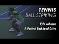 198  kyle johnson a perfect backhand drive